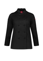 BIZ COLLECTION Womens Al Dente Long Sleeve Chef Jacket CH230LL