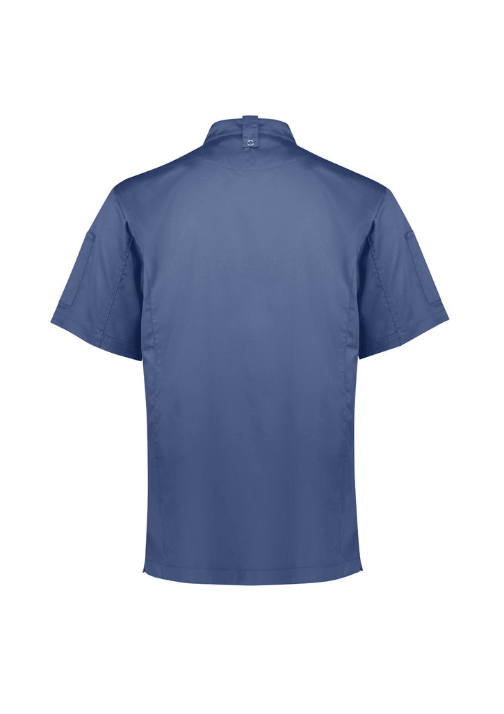 BIZ COLLECTION Mens Alfresco Short Sleeve Chef Jacket CH330MS