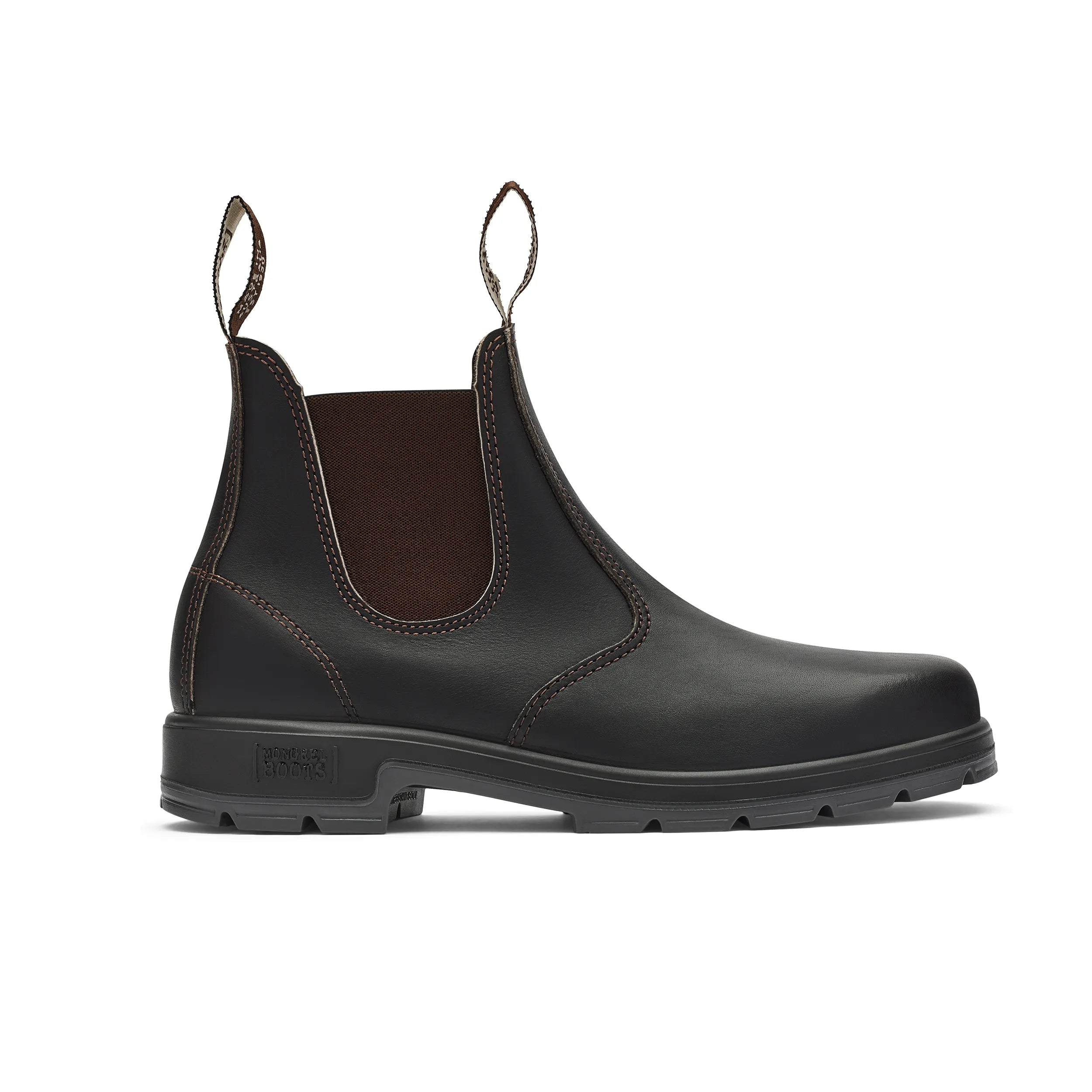 Mongrel 916030 Claret Oil Kip Non Safety V-CUT Elastic Sided Boot