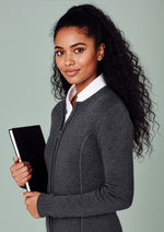 BIZ COLLECTION Womens 2-Way Zip Cardigan LC3505