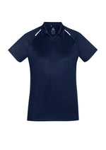 BIZ COLLECTION Womens Academy Short Sleeve Polo P012LS