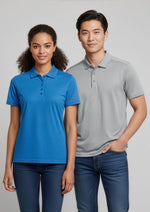 BIZ COLLECTION Mens Aero Short Sleeve Polo P815MS
