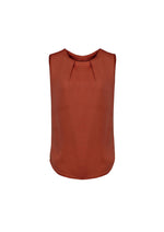 BIZ CORPORATES Womens Estelle Sleeveless Pleat Detail Blouse RB973LN