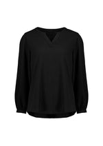 BIZ CORPORATES Womens Ruche Long Sleeve Blouse RU568LL