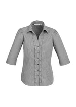 BIZ COLLECTION Womens Edge 3/4 Sleeve Shirt S267LT