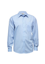BIZ COLLECTION Mens Micro Check Long Sleeve Shirt SH816