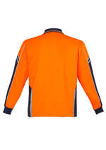 SYZMIK Mens Hi Vis Squad Long Sleeve Polo ZH238