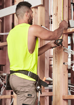 SYZMIK Mens Hi Vis Sleeveless Tee ZH297