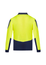 SYZMIK Mens Hi Vis Flux Long Sleeve Polo ZH310