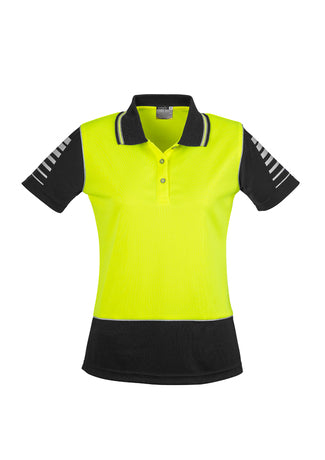SYZMIK Womens Hi Vis Zone Polo ZHL236