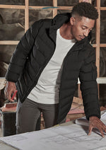 SYZMIK Unisex Streetworx Hooded Puffer Jacket ZJ240