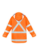 SYZMIK Mens Hi Vis X Back 4 In 1 Waterproof Jacket ZJ616
