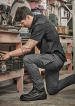 SYZMIK Mens Essential Basic Stretch Cargo Pant ZP230