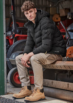 SYZMIK Mens Essential Basic Stretch Cargo Pant ZP230