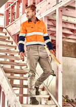 SYZMIK Mens Essential Basic Stretch Cargo Pant ZP230