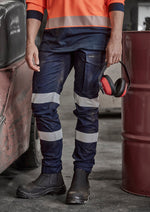 SYZMIK Womens Essential Stretch Taped Cargo Pant - Cuffed ZP735