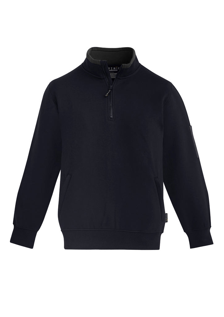 SYZMIK Unisex 1/4 Zip Brushed Fleece Pullover ZT366
