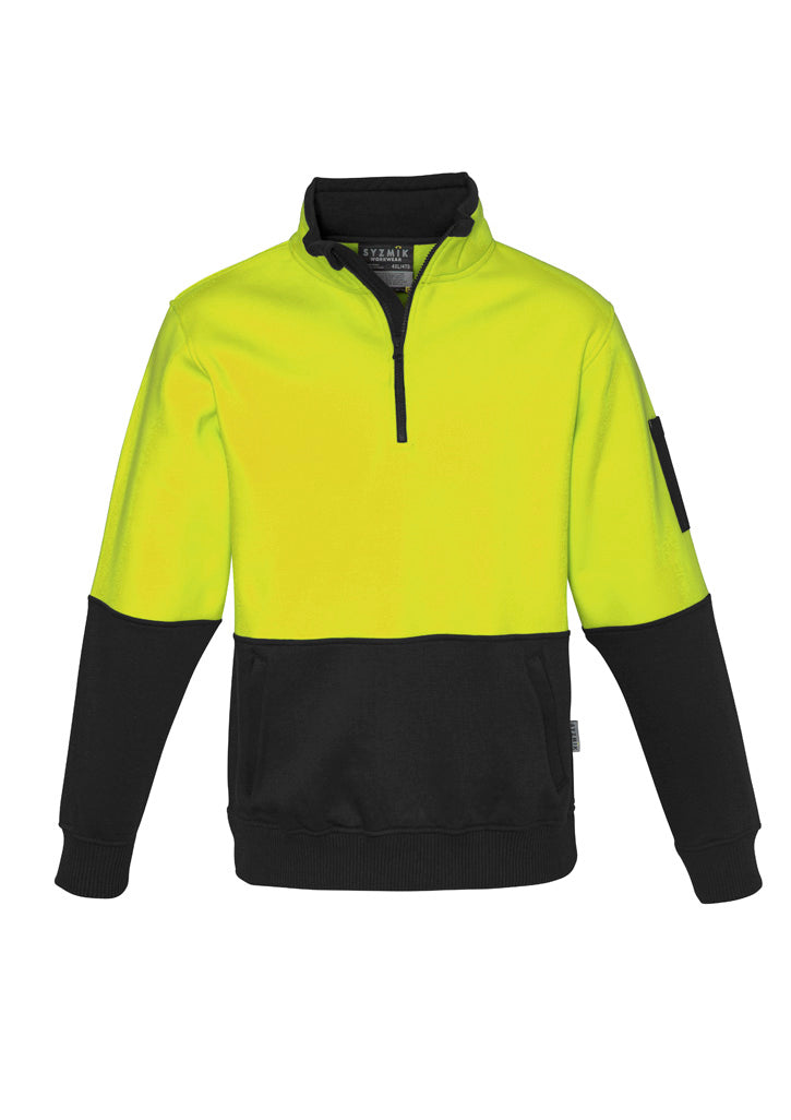 SYZMIK Unisex Hi Vis 1/2 Zip Pullover ZT476