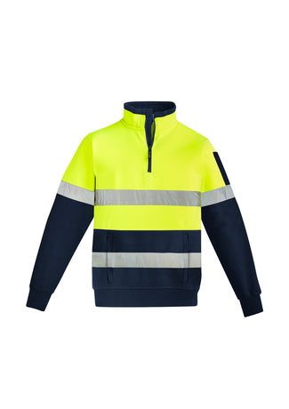 SYZMIK Mens Hi Vis 1/4 Zip Pullover - Hoop Taped ZT566