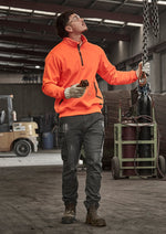 SYZMIK Unisex Streetworx Water Resistant 1/4 Zip Pullover ZT665