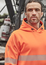 SYZMIK Unisex Streetworx Segmented Tape Water Resistant Hoodie ZT867