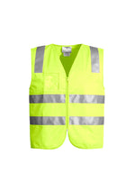 SYZMIK Unisex Hi Vis Zip Vest ZV998