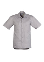 SYZMIK Mens Lightweight Tradie Short Sleeve Shirt ZW120