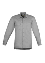 SYZMIK Mens Lightweight Tradie Long Sleeve Shirt ZW121