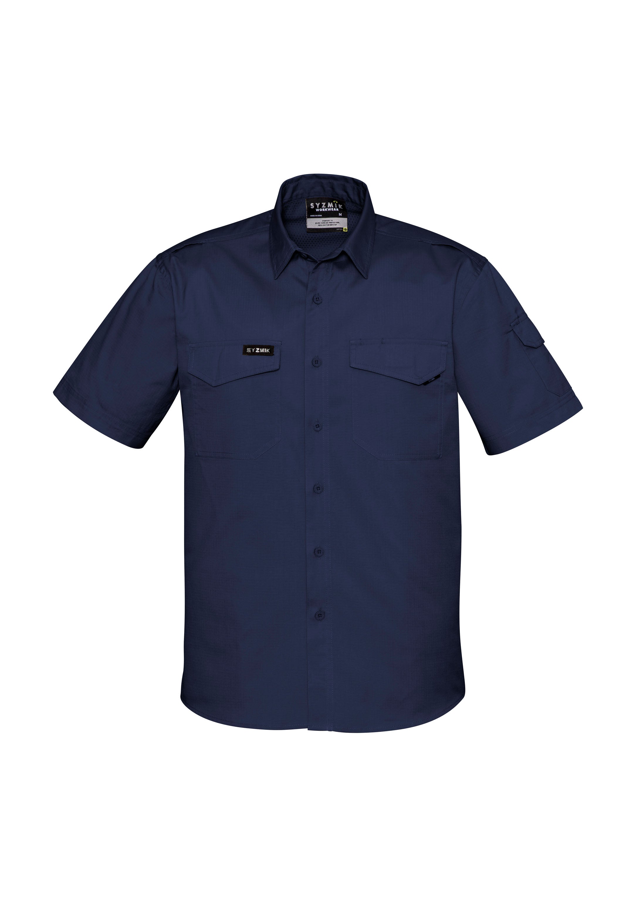 SYZMIK Mens Rugged Cooling Short Sleeve Shirt ZW405