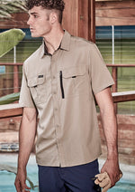 SYZMIK Mens Outdoor Short Sleeve Shirt ZW465