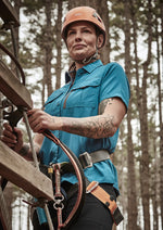 SYZMIK Womens Outdoor Short Sleeve Shirt ZW765