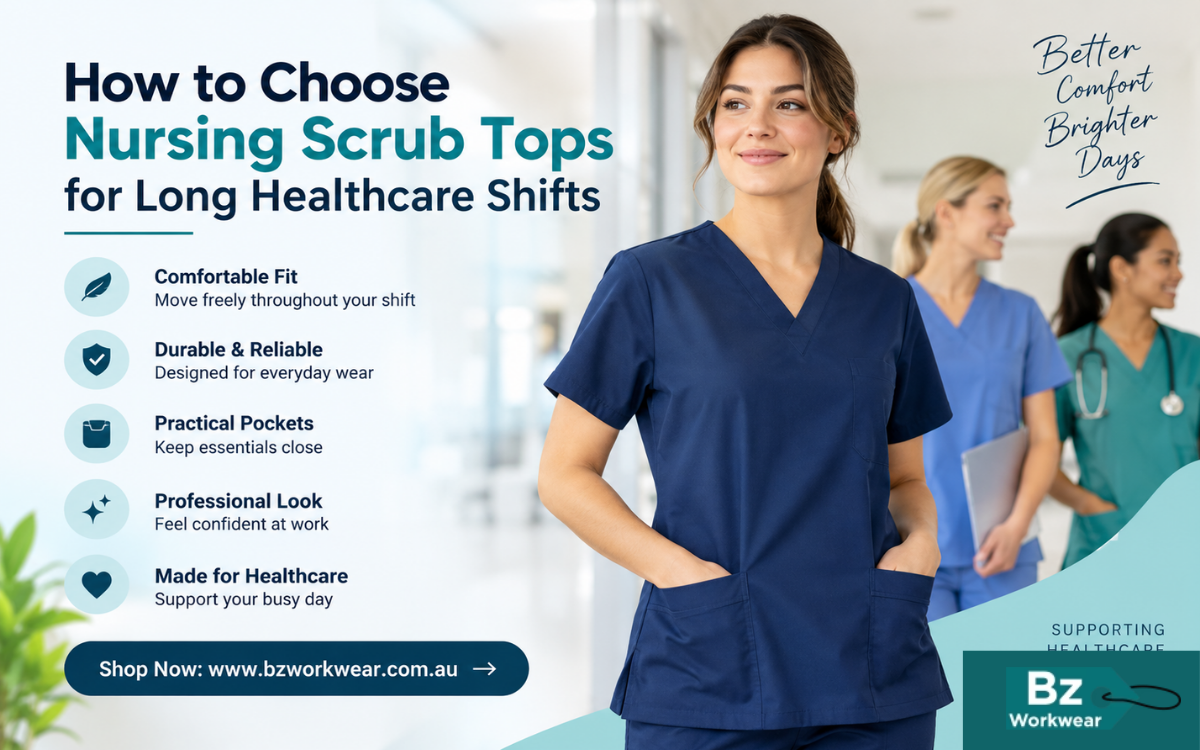 How to Choose Nursing Scrub Tops for Long Healthcare Shifts