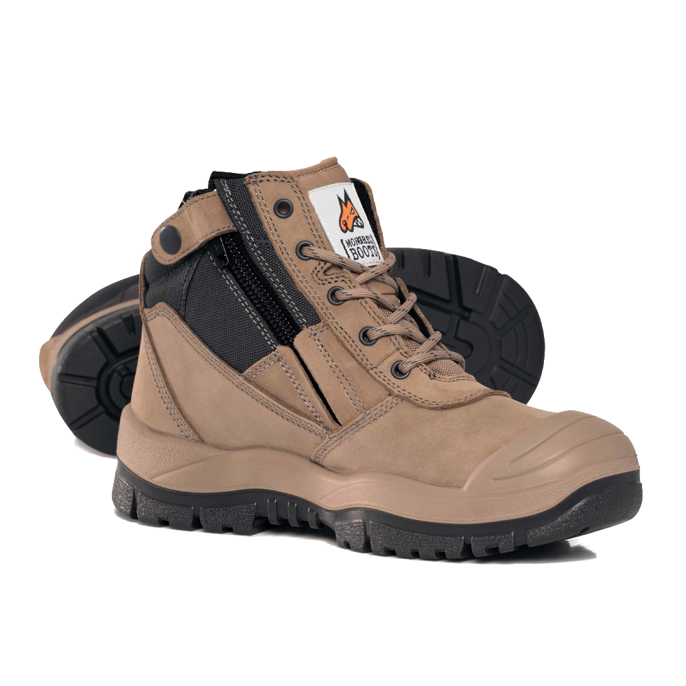 Mongrel 461060 Zip Safety Boot Scuff Cap Stone