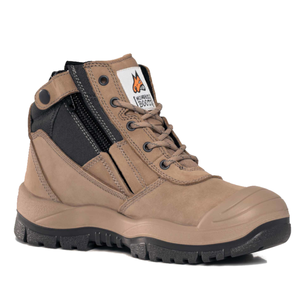 Mongrel 461060 Zip Safety Boot Scuff Cap Stone