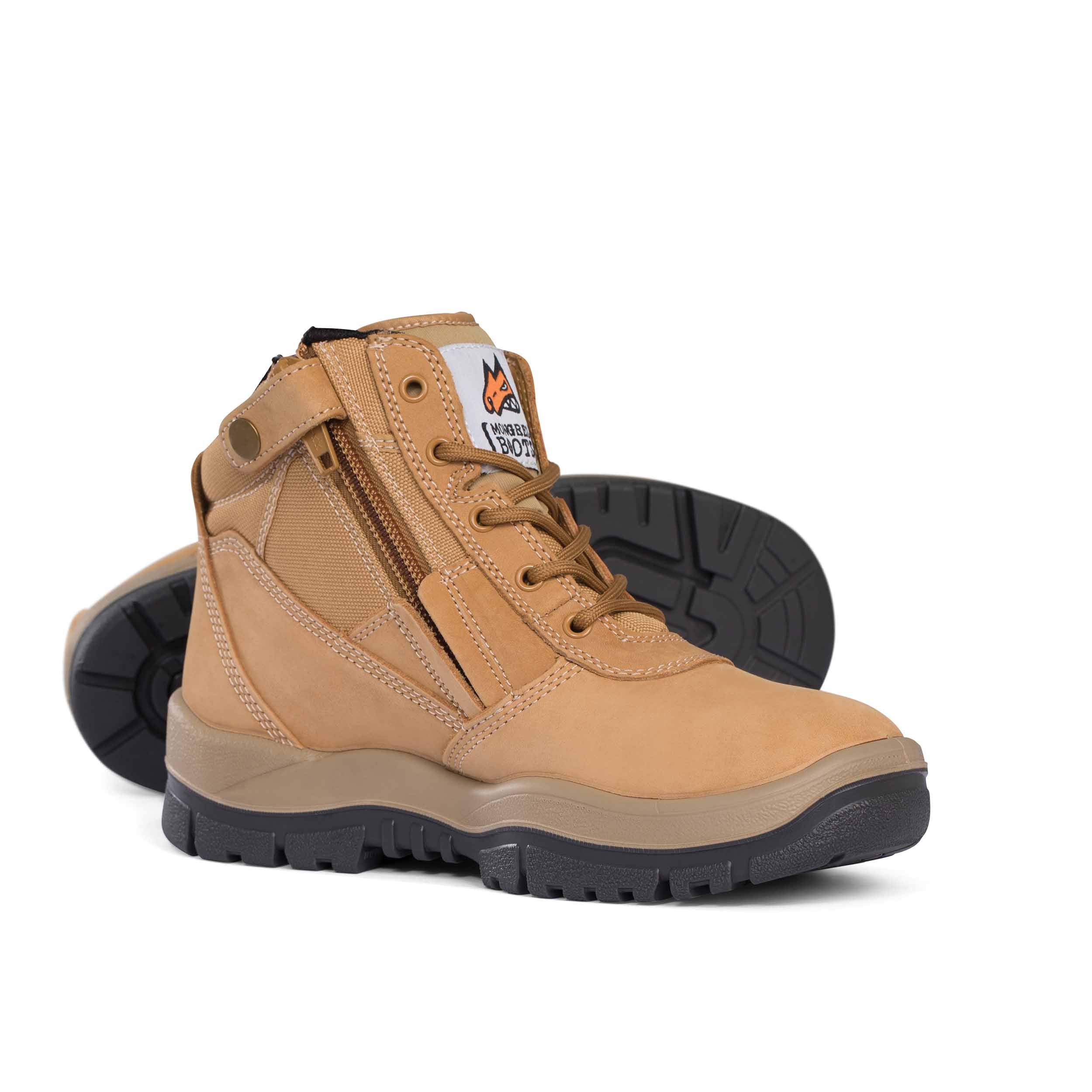 Mongrel 261050 ZipSider Safety Boot Wheat