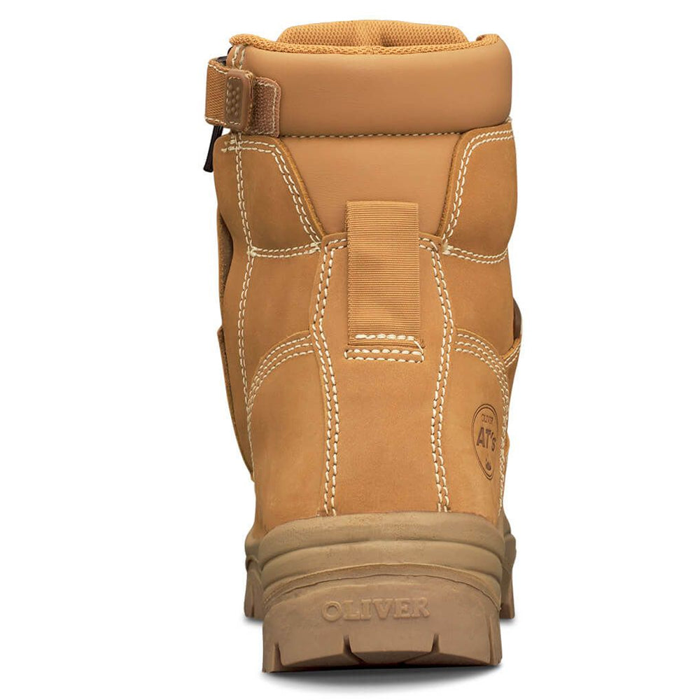 Oliver 150mm Wheat Zip Sided Safety Boots 45-632Z