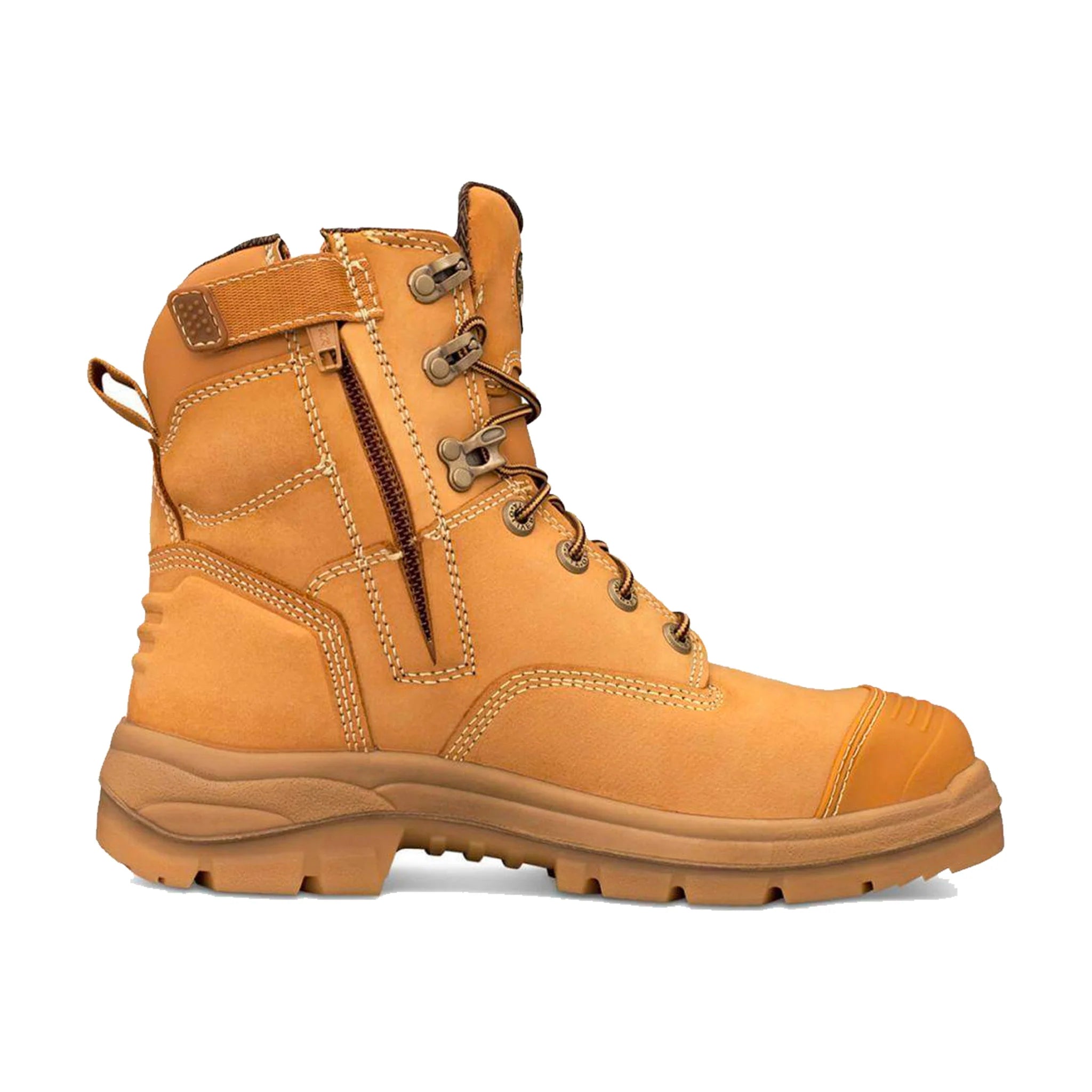 Oliver 150mm Wheat Zip Sided Safety Boots 55332Z