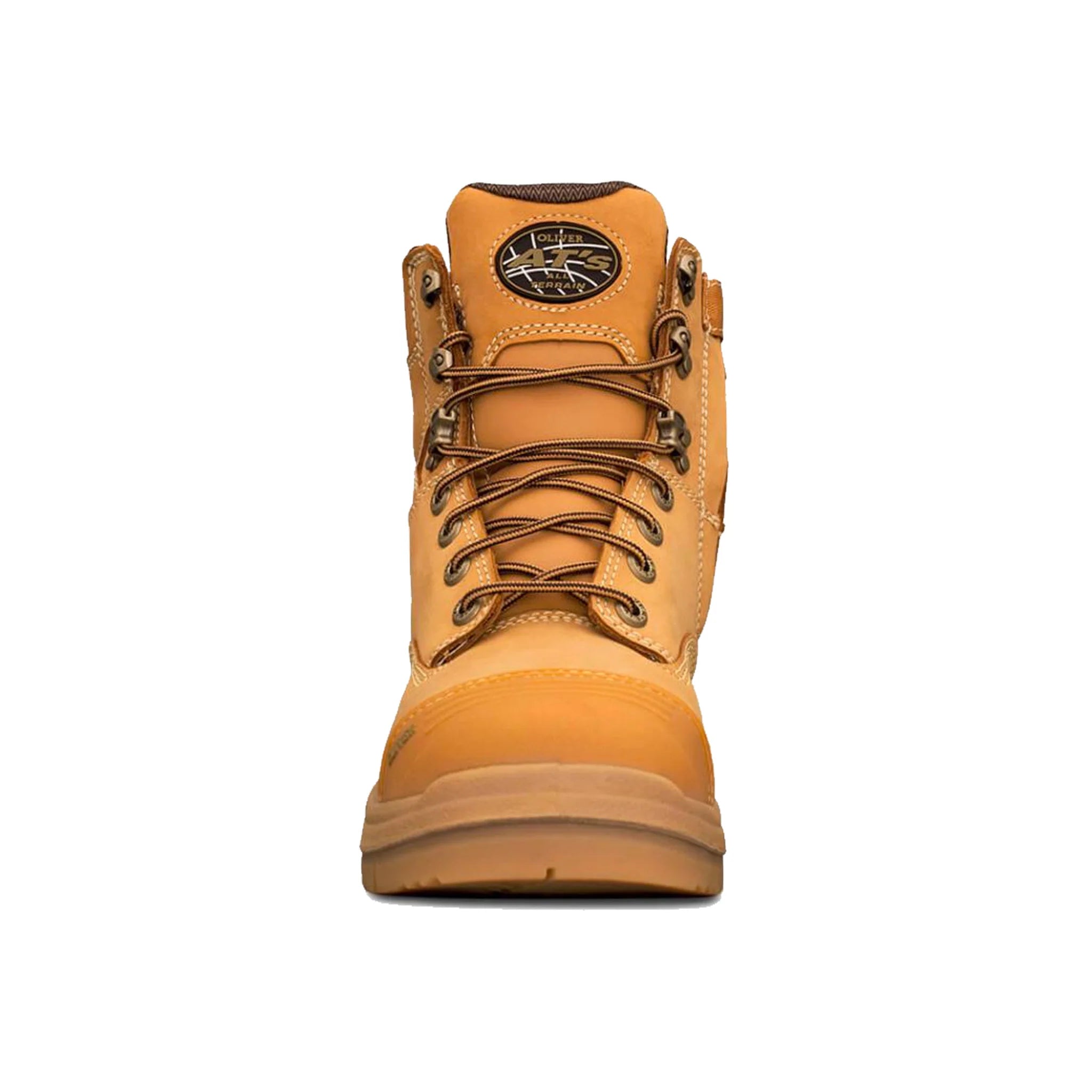 Oliver 150mm Wheat Zip Sided Safety Boots 55332Z
