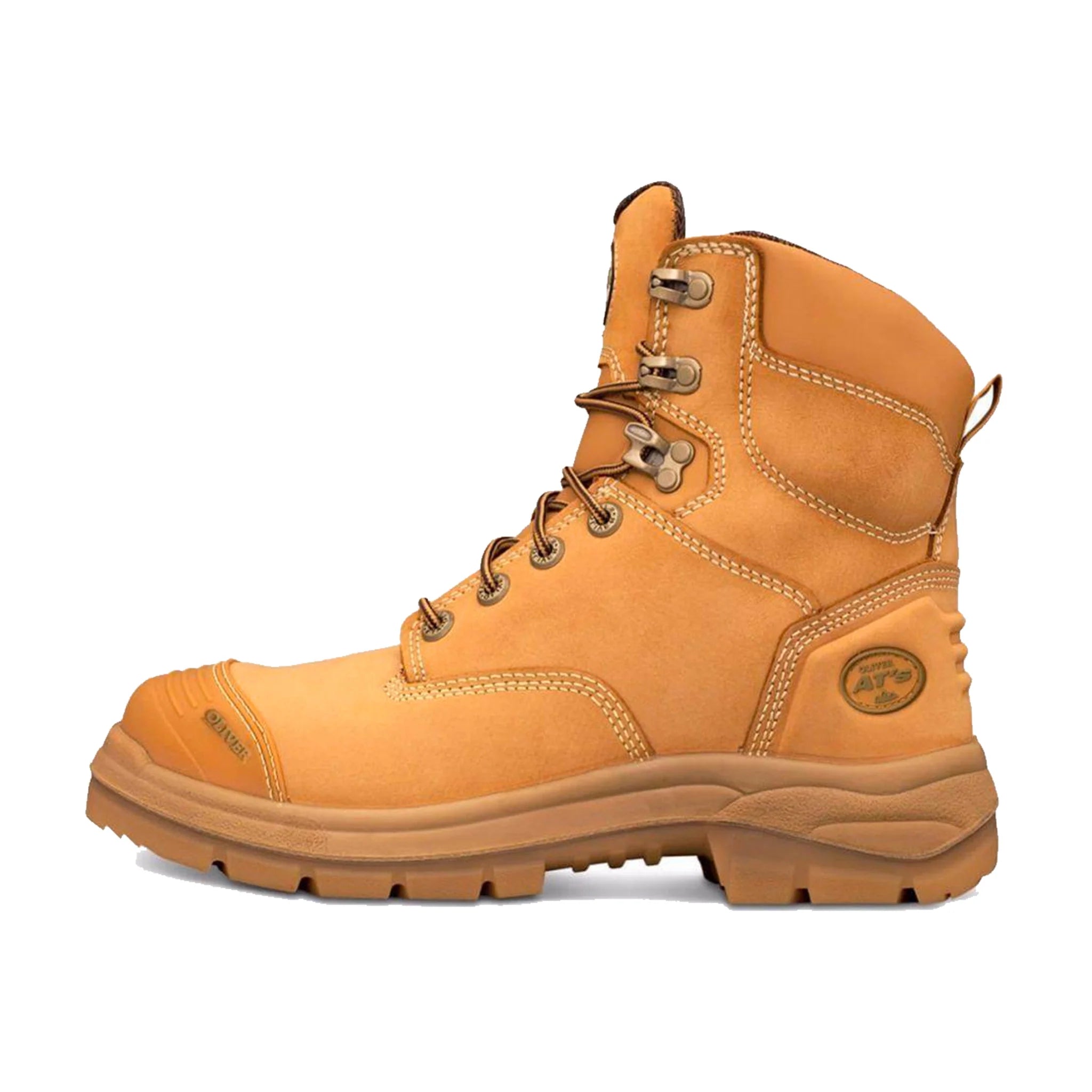 Oliver 150mm Wheat Zip Sided Safety Boots 55332Z
