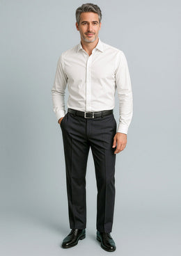 BIZ CORPORATES Mens Cool Stretch Adjustable Waist Pant (Regular) 70114R