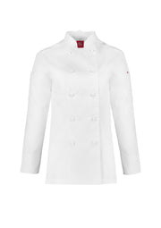 BIZ COLLECTION Womens Al Dente Long Sleeve Chef Jacket CH230LL