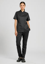 BIZ COLLECTION Womens Alfresco Short Sleeve Chef Jacket CH330LS