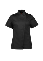 BIZ COLLECTION Womens Alfresco Short Sleeve Chef Jacket CH330LS