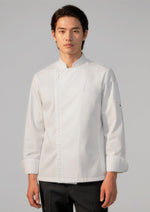 BIZ COLLECTION Mens Alfresco Long Sleeve Chef Jacket CH330ML