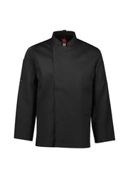 BIZ COLLECTION Mens Alfresco Long Sleeve Chef Jacket CH330ML