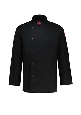 BIZ COLLECTION Mens Gusto Long Sleeve Chef Jacket CH430ML