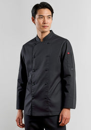 BIZ COLLECTION Mens Gusto Long Sleeve Chef Jacket CH430ML