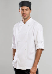 BIZ COLLECTION Mens Gusto Long Sleeve Chef Jacket CH430ML