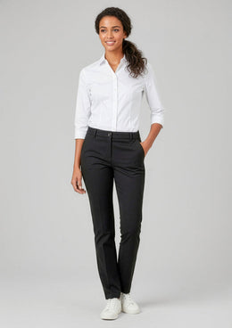 BIZ CARE Womens Comfort Waist Straight Leg Pant CL955LL