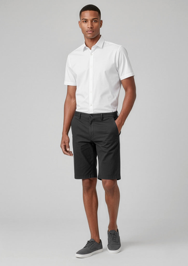 BIZ CARE Mens Comfort Waist Cargo Short CL960MS